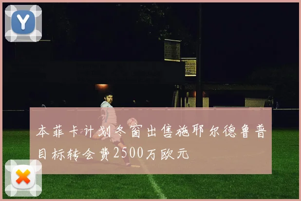 本菲卡计划冬窗出售施耶尔德鲁普目标转会费2500万欧元
